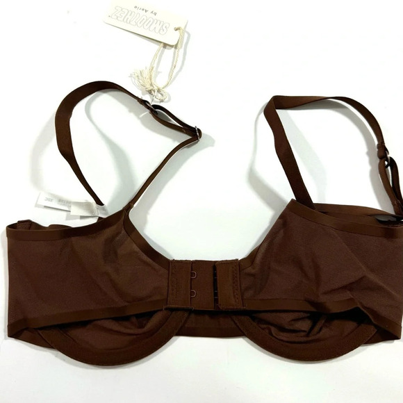 New Aerie SMOOTHEZ Sheer Mesh Balconette Bra Unlined Underwire - Picture 3 of 5